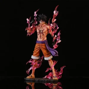 Figurine Manga One Piece Luffy Gear 2 Busoshoku Haki 24cm
