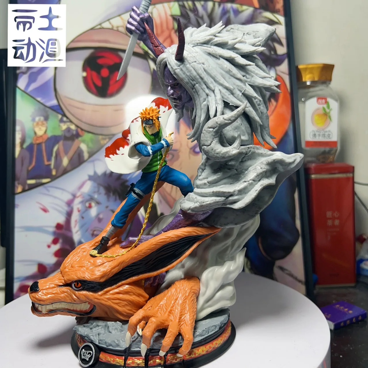 Figurine Naruto Minato vs Kurama Susanoo 28cm – Figurine Manga Collector – Image 2