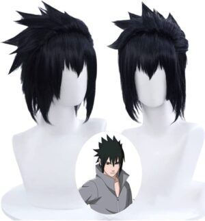 Perruque Cosplay Manga Sasuke Uchiha