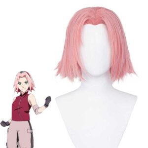 Cosplay Manga Perruque rose Sakura