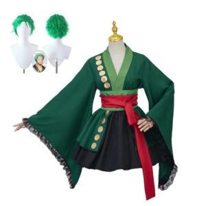 Cosplay One Piece Roronoa Zoro - Robe Kimono Wano