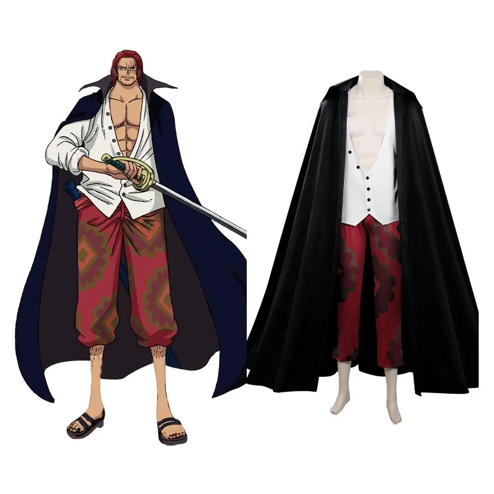 Costume de Shanks le Roux Ultra Réaliste