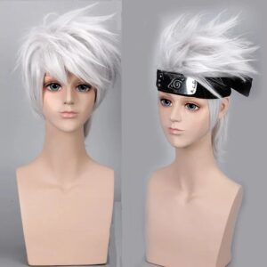 Perruque Cosplay Manga Hatake Kakashi