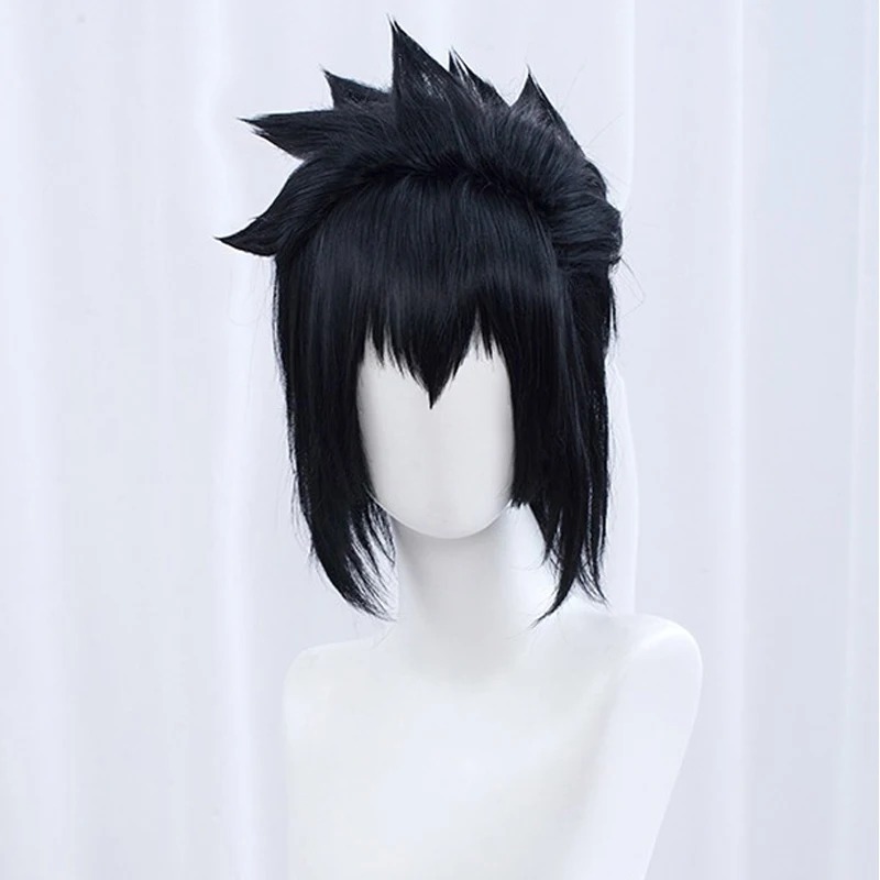 Perruque Cosplay Manga Sasuke Uchiha – Image 3