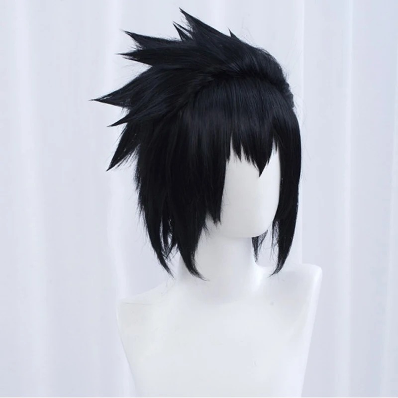 Perruque Cosplay Manga Sasuke Uchiha – Image 4