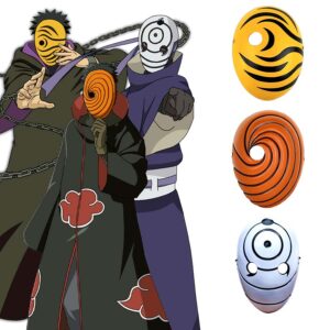 Masque Obito Uchiha Trio de l'ombre 3 en 1
