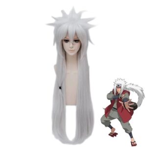 Perruque Jiraya Cosplay Manga Naruto
