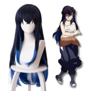 Cosplay ‎Demon Slayer Perruque Inosuke Hashibira Femme