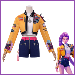 Costume Cosplay Rumi – KPop Demon Hunters – Tenue Complète avec Accessoires