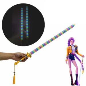 Épée Lumineuse Rumi K-pop Demon Hunters – Accessoire Cosplay LED Multicolore pour Filles
