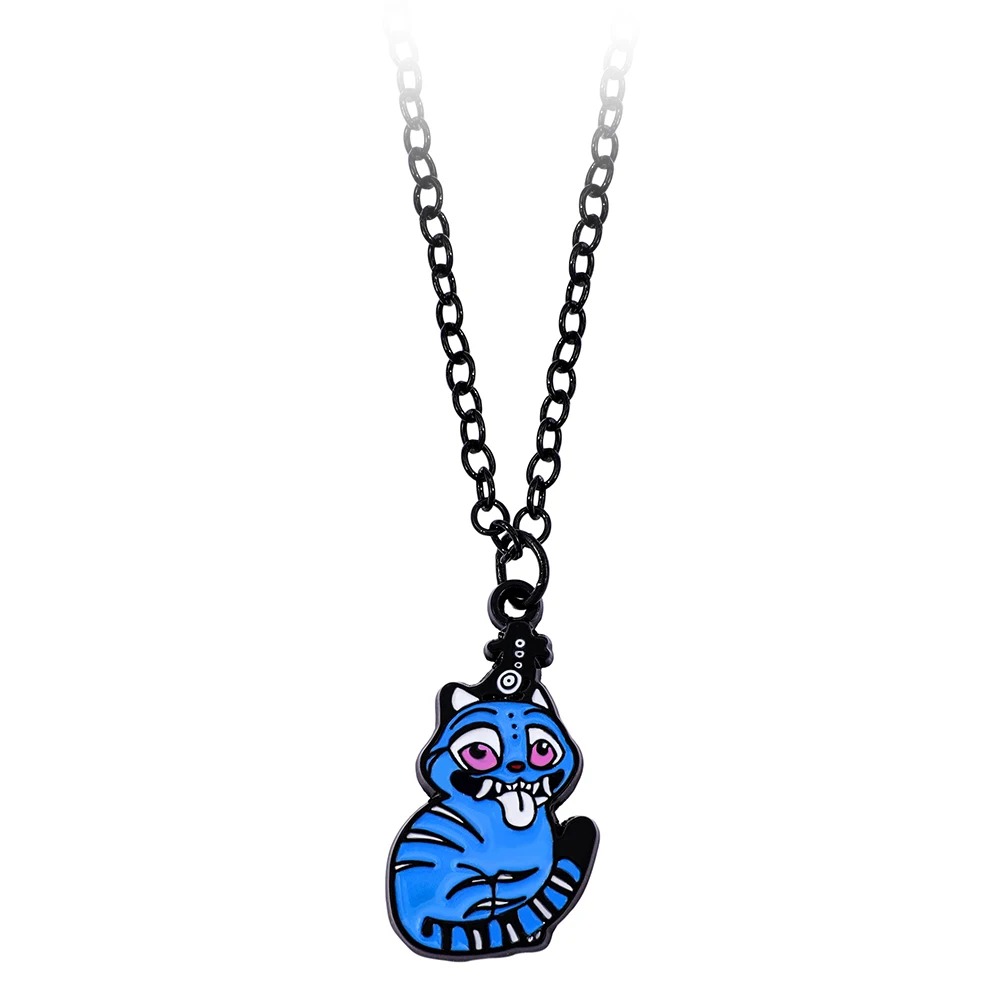 Collier Derpy Noir KPOP Demon Hunter – Pendentif en alliage émaillé inspiré du film animé