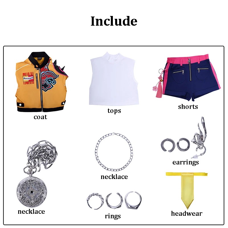 Costume Cosplay Rumi – KPop Demon Hunters – Tenue Complète avec Accessoires – Image 5