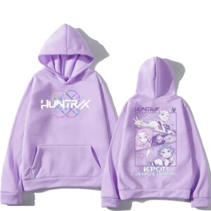 Sweat à Capuche KPOP Demon Hunter – HUNTR/X Girls | Hoodie Unisexe Style K-pop & Anime