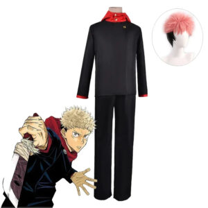 Cosplay Yuji Itadori Cosplay Anime Jujutsu Kaisen Noir