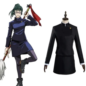 Cosplay Maki Zenin Cosplay Anime Jujutsu Kaisen Noir