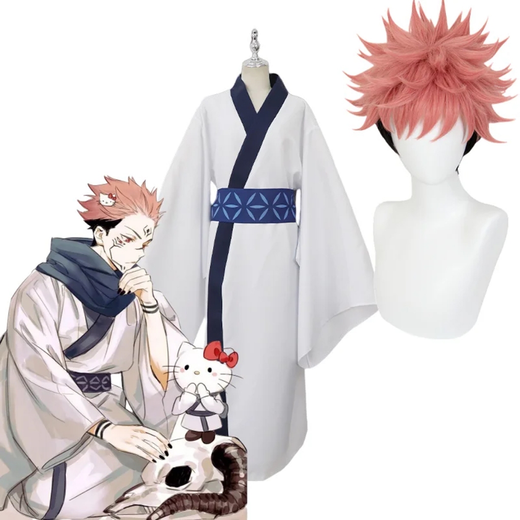 Cosplay Ryomen Sukuna Kimono Manga Jujutsu Kaisen – Image 2