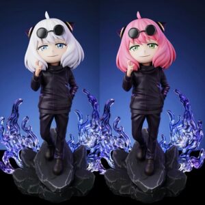 Figurine Anya Forger Cosplay Gojo Satoru – Jujutsu Kaisen × Spy x Family – 18 cm